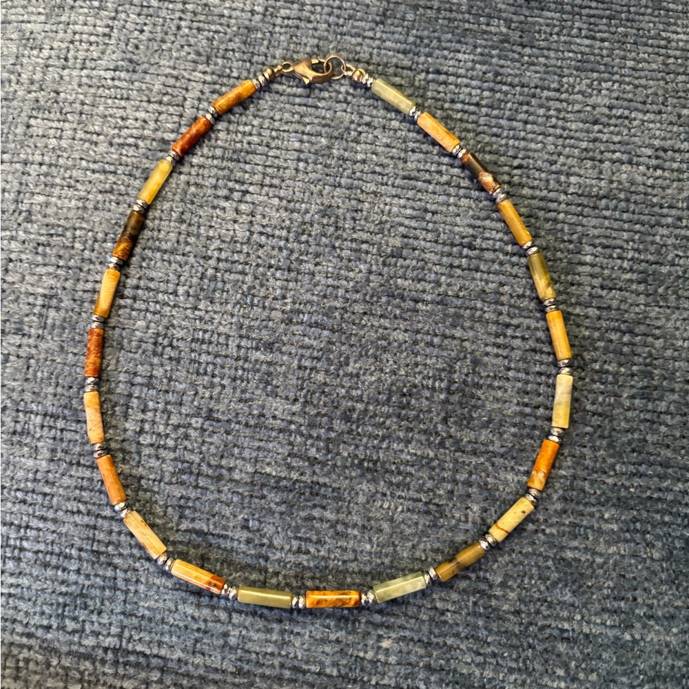 Multicolor Hua Show Jade Necklace